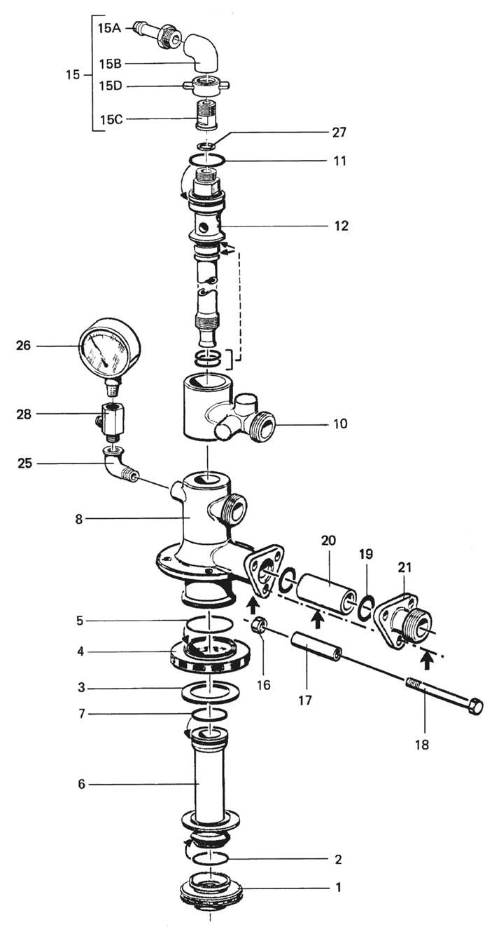Fig. 3 - Feed and discharge device